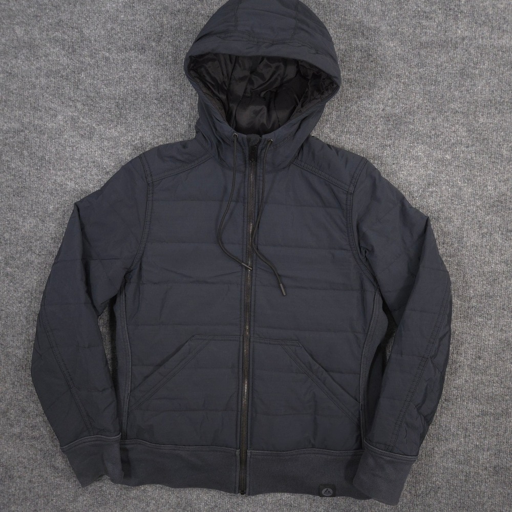 American Giant Blizzard Jacket Womens L Dark Navy‎ Wind Water Resist Made In USA